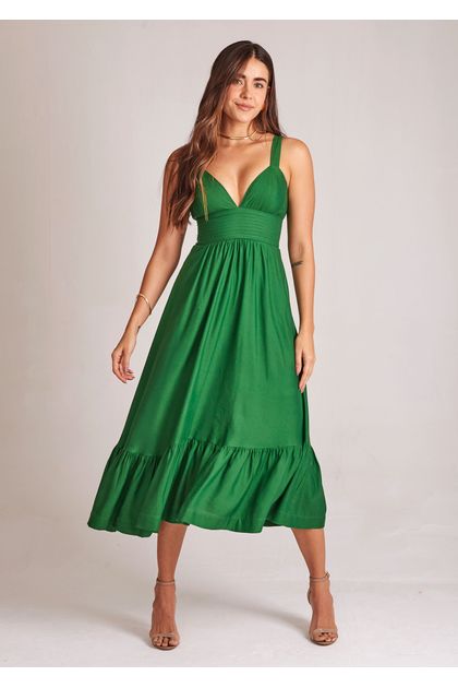 Vestido-Midi-Samia-Verde