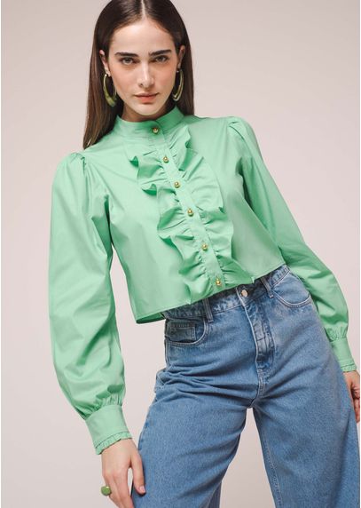 Camisa-Cropped-Tricoline-em-Renda-Guipure-com-Manga-Longa-Karin-VERDE-004-04909-G
