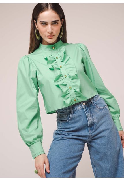 Camisa-Cropped-Tricoline-em-Renda-Guipure-com-Manga-Longa-Karin-VERDE-004-04909-G