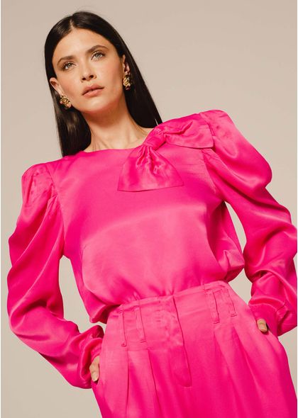 Camisa-em-Alfaiataria-Acetinada-com-Mangas-Bufantes-Taya-PINK-005-05004-GG