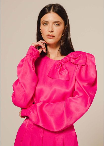 Camisa-em-Alfaiataria-Acetinada-com-Mangas-Bufantes-Taya-PINK-005-05004-GG