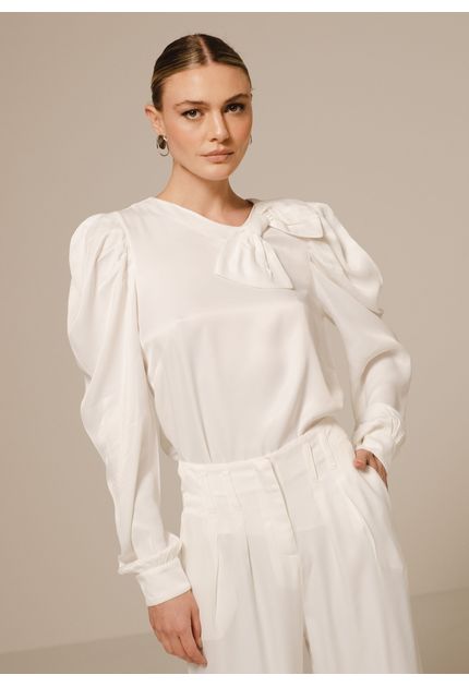 Camisa-em-Alfaiataria-Acetinada-com-Mangas-Bufantes-Taya-OFF-WHITE-008-05004-G