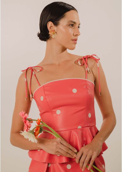 Blusa-Peplum-Poliuretano-em-Poa-Pop-Up-VERMELHO-013-05026-P