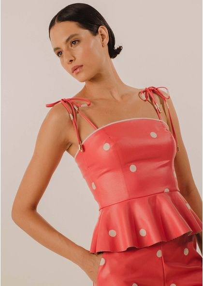 Blusa-Peplum-Poliuretano-em-Poa-Pop-Up-VERMELHO-013-05026-P