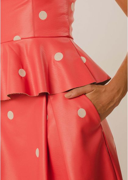 Saia-Midi-Poliuretano-em-Poa-Pop-Up-VERMELHO-013-05034-P