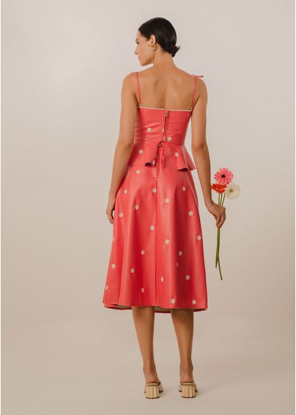 Saia-Midi-Poliuretano-em-Poa-Pop-Up-VERMELHO-013-05034-P