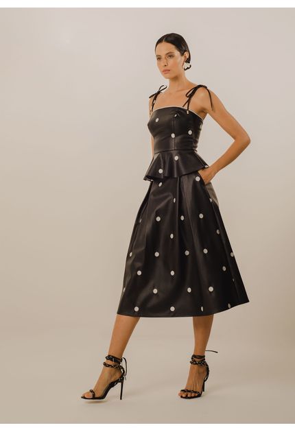 Saia-Midi-Poliuretano-em-Poa-Pop-Up-PRETO-002-05034-M