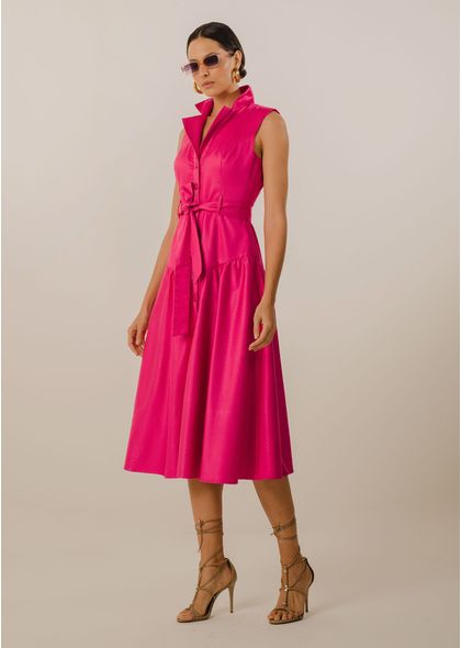 Vestido-Maximidi-em-Sarja-Fiore-Faixa-na-Cintura-Lara-PINK-005-05047-GG
