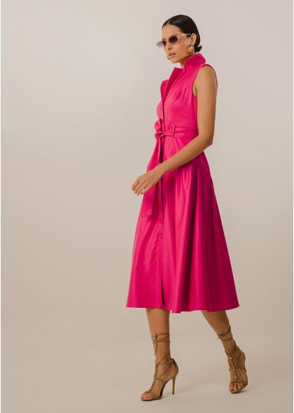 Vestido-Maximidi-em-Sarja-Fiore-Faixa-na-Cintura-Lara-PINK-005-05047-GG