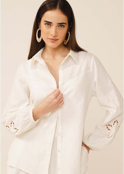 Camisa-em-Linho-com-Manga-Bufante-Isolda-OFF-WHITE-008-05067-GG