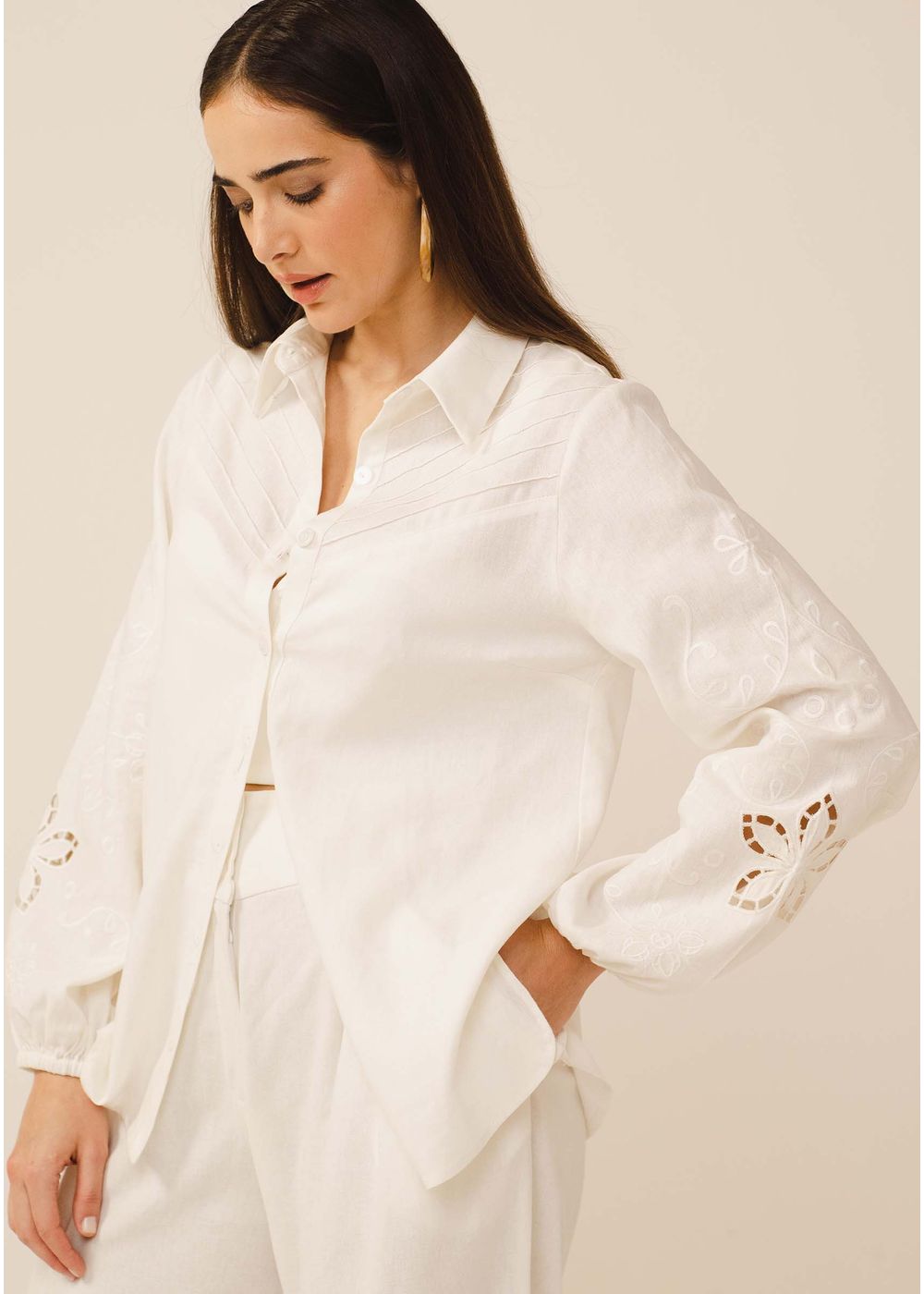 UN3D. ブラウス シャツ W WRAP SHIRT CAMISOLE / ダブルラップ