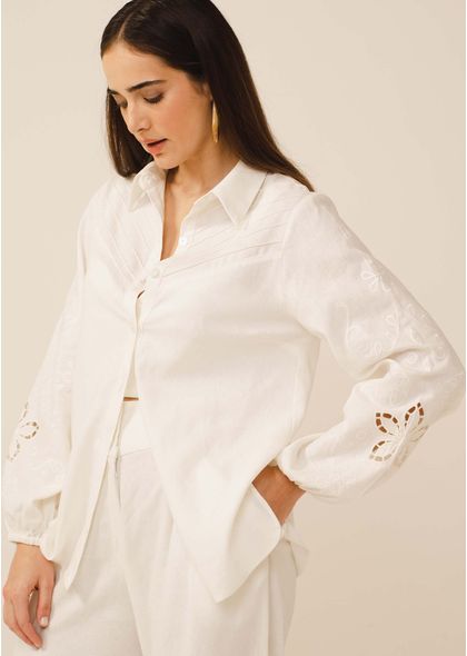 Camisa-em-Linho-com-Manga-Bufante-Isolda-OFF-WHITE-008-05067-GG