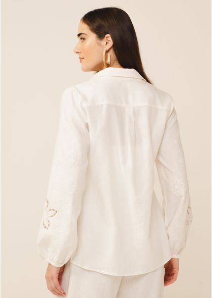 Camisa-em-Linho-com-Manga-Bufante-Isolda-OFF-WHITE-008-05067-GG