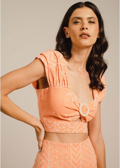 Cropped-Linho-Bordado-com-Franzidos-na-Manga-Roma-LARANJA-011-04812-PP
