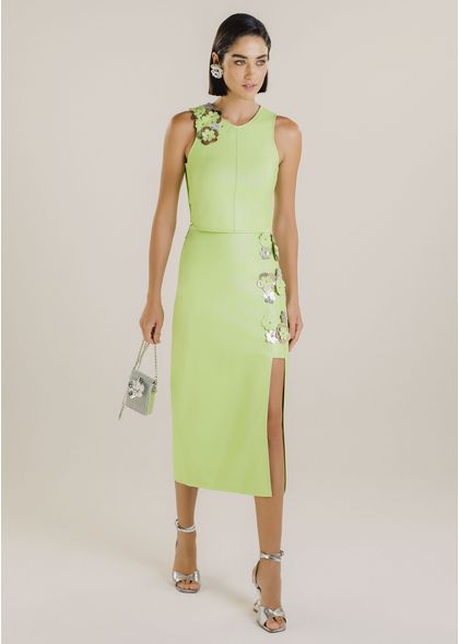 Saia-Midi-Mia-em-Poliuretano-com-Flores-Bordadas-VERDE-004-05149-P