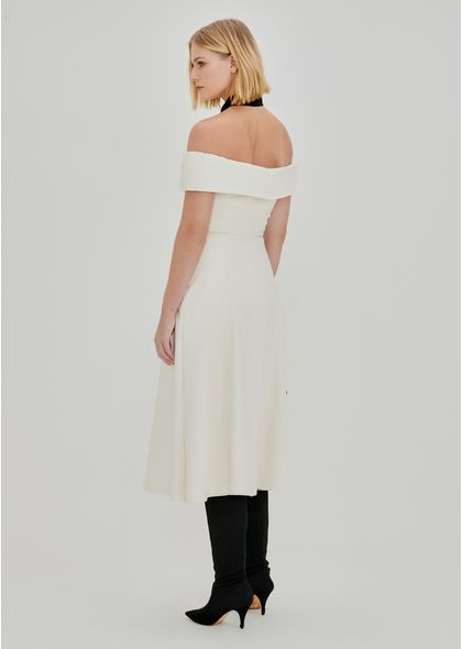 Vestido-Midi-Jade-em-Poliuretano-Ombro-a-Ombro-Plissado-OFF-WHITE-008-05177-PP