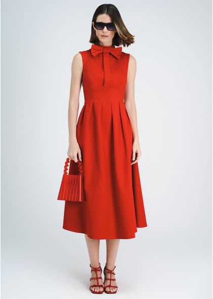 Vestido-Midi-Julia-em-Portinari-com-Pregas-e-Laco-VERMELHO-013-05210-GG