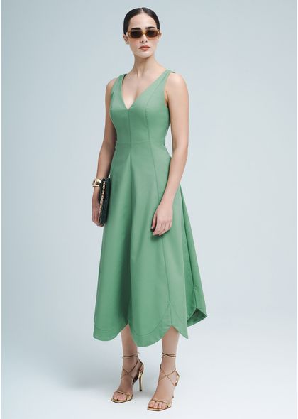 Vestido-Midi-em-Sarja-Portinari-com-Decote-em-V-Kyvia-VERDE-004-05231-PP