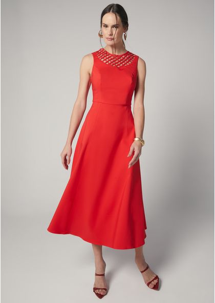 Vestido-Midi-em-Sarja-Estruturada-com-Recorte-Princesa-Emilia-VERMELHO-013-05239-PP