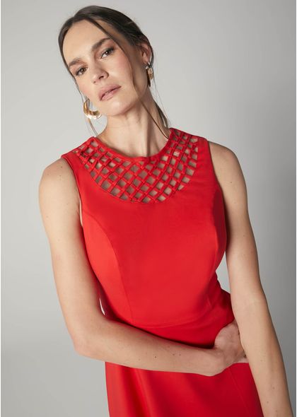 Vestido-Midi-em-Sarja-Estruturada-com-Recorte-Princesa-Emilia-VERMELHO-013-05239-PP