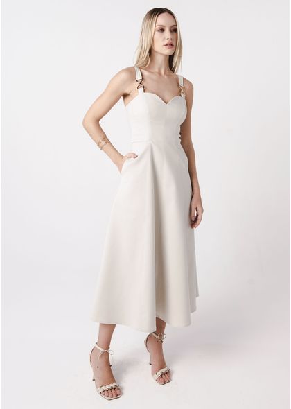 Vestido-Midi-em-Sarja-Estruturada-com-Detalhe-na-Alca-Melissa-BEGE-003-05285-PP