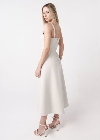Vestido-Midi-em-Sarja-Estruturada-com-Detalhe-na-Alca-Melissa-BEGE-003-05285-PP
