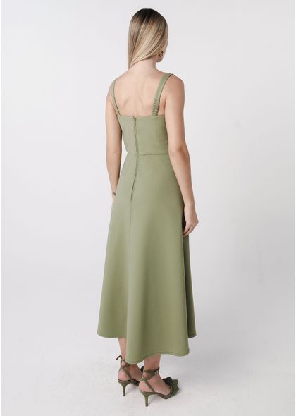 Vestido-Midi-em-Sarja-Estruturada-com-Detalhe-na-Alca-Melissa-VERDE-004-05285-P