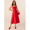 Vestido-Midi-em-Sarja-Estruturada-com-Lacos-Removiveis-Atras-Sakura-VERMELHO-013-05313-G