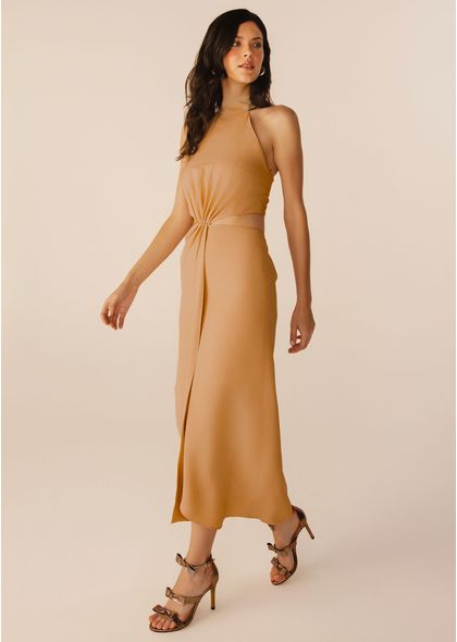 Vestido-Midi-em-Alfaiataria-Creponada-com-Detalhe-Cut-Out-Viani-BEGE-003-05309-P