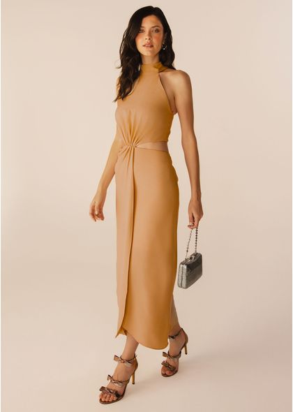 Vestido-Midi-em-Alfaiataria-Creponada-com-Detalhe-Cut-Out-Viani-BEGE-003-05309-P