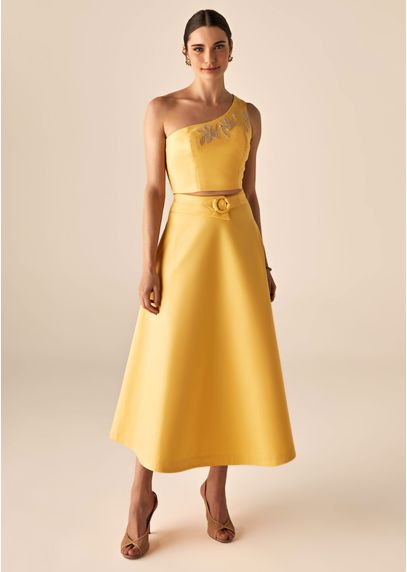 Conjunto-Cropped-e-Saia-Midi-em-Sarja-Estruturada-Stiorra-AMARELO-014-05322-M