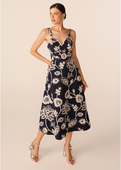 Vestido-Midi-em-Sarja-Bordada-com-Decote-em-V-Brida-MARINHO-036-05332-G