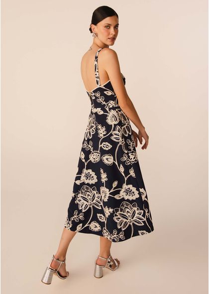 Vestido-Midi-em-Sarja-Bordada-com-Decote-em-V-Brida-MARINHO-036-05332-G