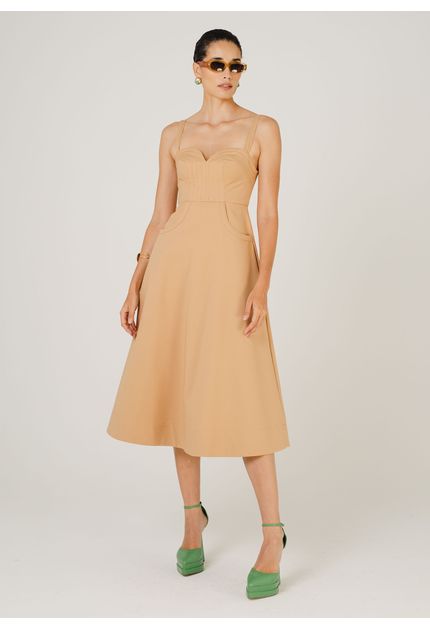 Vestido-Midi-Portinari-com-Decote-Coracao-Sophia-Loren-CARAMELO-030-05137-PP