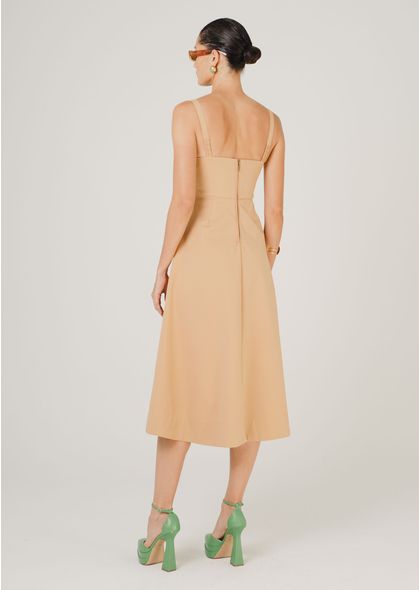 Vestido-Midi-Portinari-com-Decote-Coracao-Sophia-Loren-CARAMELO-030-05137-PP