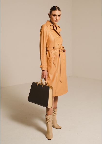 Trench-Coat-Feminino-Caramelo-em-Poliuretano-Lovlity