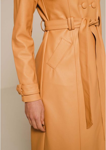Trench-Coat-Feminino-Caramelo-em-Poliuretano-Lovlity
