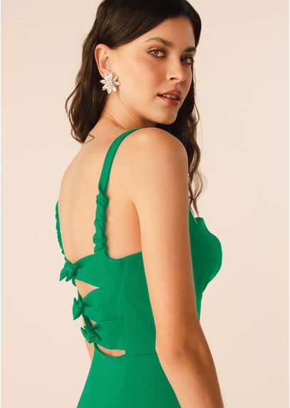 Vestido-Midi-em-Sarja-Estruturada-com-Lacos-Removiveis-Atras-Sakura-VERDE-004-05313-M