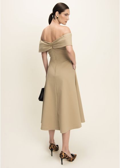 Vestido-Midi-em-Sarja-Estruturada-Ombro-a-Ombro-Paloma-BEGE-003-05403-P