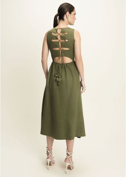 Vestido-Midi-em-Linho-Tabata-Verde