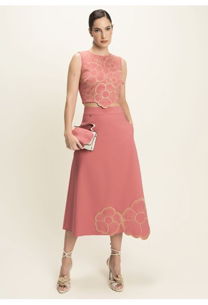 Conjunto-Feminino-Saia-Midi-e-Cropped-em-Sarja-Lucrecia-Rosa