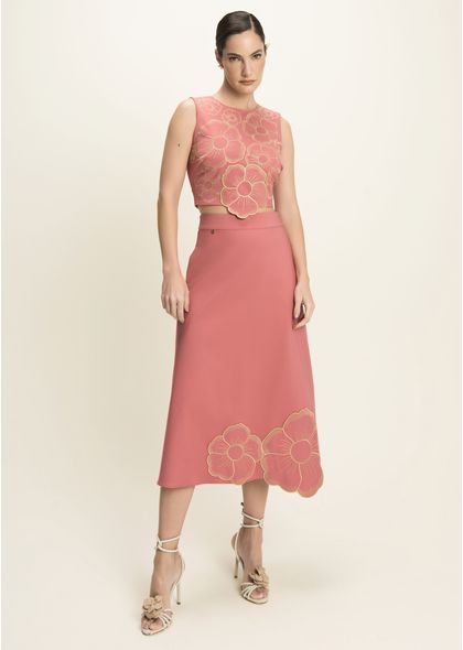 Conjunto-Feminino-Saia-Midi-e-Cropped-em-Sarja-Lucrecia-Rosa