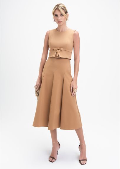 Conjunto-Saia-Midi-e-Cropped-em-Sarja-Estruturada-Angelica-CARAMELO-030-05415-M
