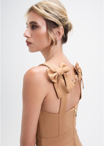 Vestido-Midi-em-Sarja-Estruturada-com-Lacos-nas-Costas-Angelica-CARAMELO-030-05414-PP