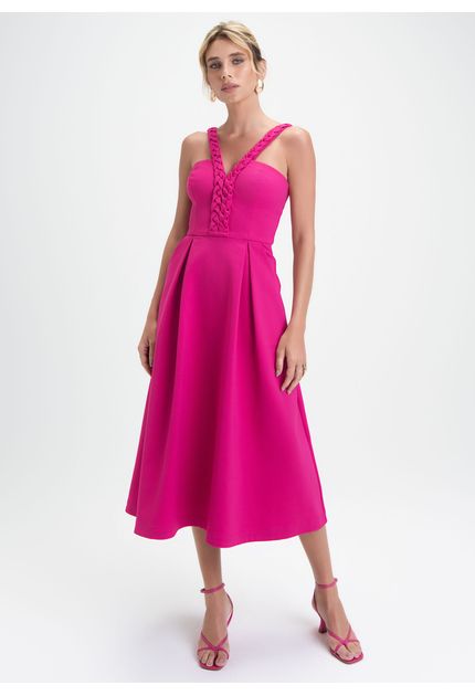 Vestido-Midi-em-Sarja-Laura-Pink