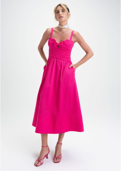 Vestido-Midi-em-Tricoline-com-Detalhe-Drapeado-e-Laco-Marta-PINK-005-05426-PP