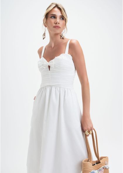 Vestido-Midi-em-Tricoline-com-Detalhe-Drapeado-e-Laco-Marta-OFF-WHITE-008-05426-PP