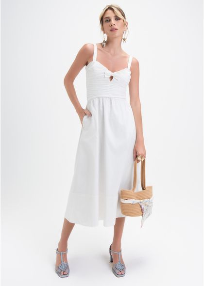 Vestido-Midi-em-Tricoline-com-Detalhe-Drapeado-e-Laco-Marta-OFF-WHITE-008-05426-PP
