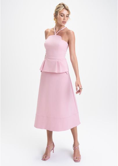 Saia-Midi-em-Sarja-Estruturada-com-Detalhe-de-Laco-Paulina-ROSA-010-05422-PP