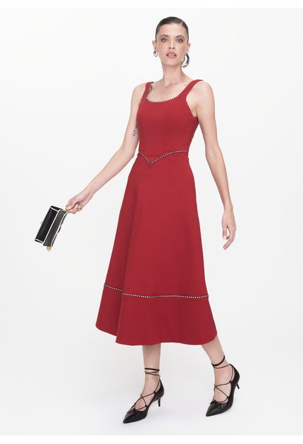 Vestido-Midi-em-Sarja-Estruturada-com-Corset-Guiselda-VINHO-042-05429-P